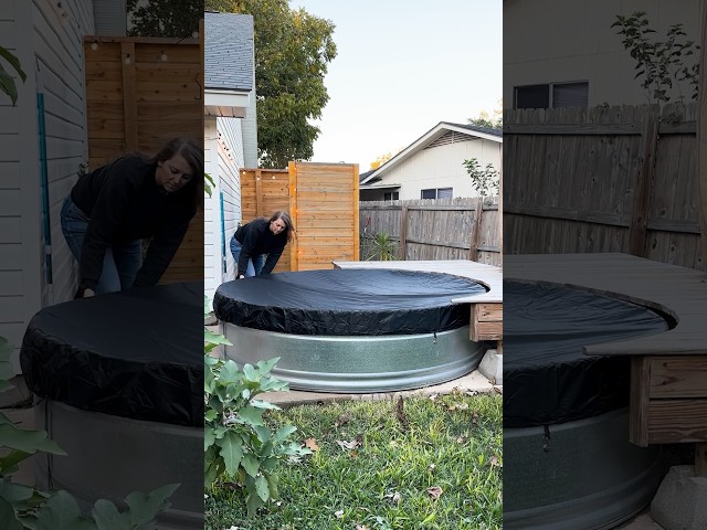 How I WINTERIZE Our Stock Tank Pool ❄️