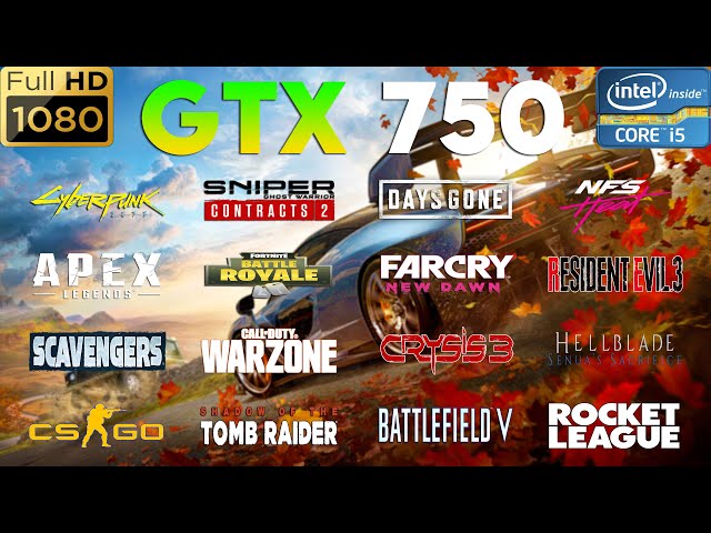 GTX 750 Test In 25 Games In 2021 | i5 4590 + GTX 750 1GB