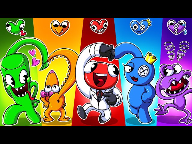 [ANIMATION]🌈Rainbow Friends Brewing Cute Alphabet Lore!💕 | Alphabet lore× Rainbow Friends Cartoon!