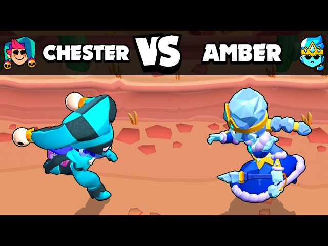 CHESTER vs AMBER | 1 vs 1 | Brawl Stars