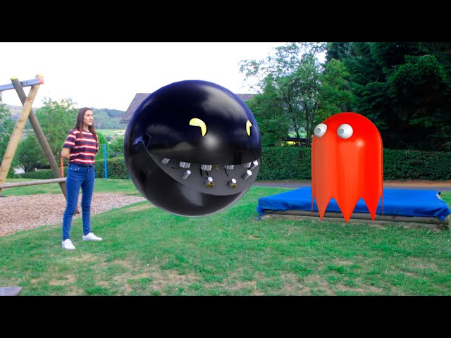 Pacman 3d ghosts Real Life