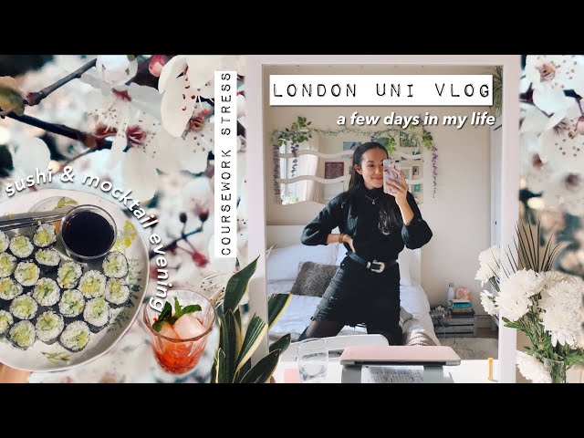 a few days in my life || london university student vlog ad