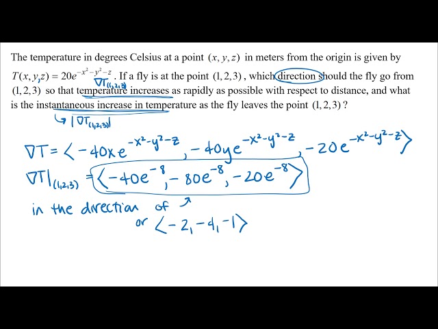 Gradient Vector Application Example 2