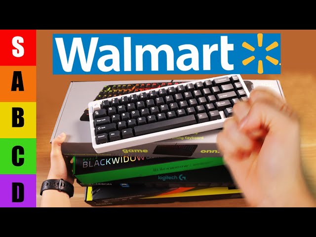 I Ranked Every Keyboard from Walmart