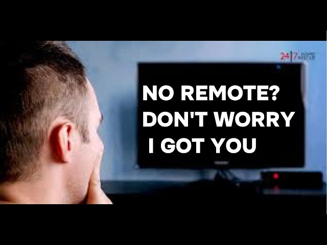 No Remote? No Problem! Here's How to Turn Tv On Without It!