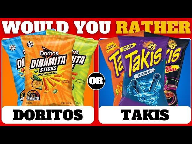 Would You Rather Snacks Edition
