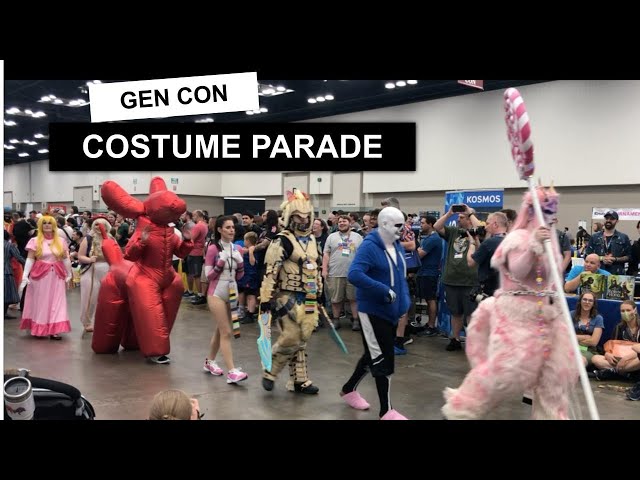 The ENTIRE Gen Con Costume Parade! (The two at the end were my favourite)