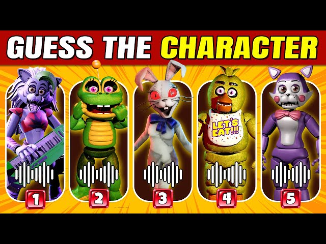 Guess The FNAF Character by Voice & Emoji - Fnaf Quiz | Five Nights At Freddys | Foxy, Vanny, Chica