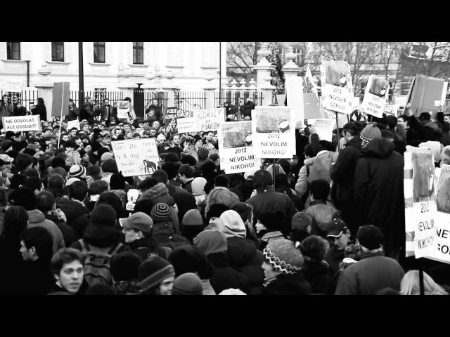 PROTEST GORILA - 27. 01. 2012, BRATISLAVA