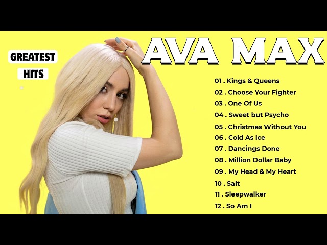 Ava Max Greatest Hits Full Album 🪔  Ava Max Songs Playlist 2024🪔Best Songs Collection 2024