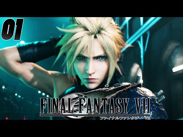Final Fantasy VII Remake: 100% Walkthrough Part 1 - Welcome To Midgar - No Commentary - Japanese Dub