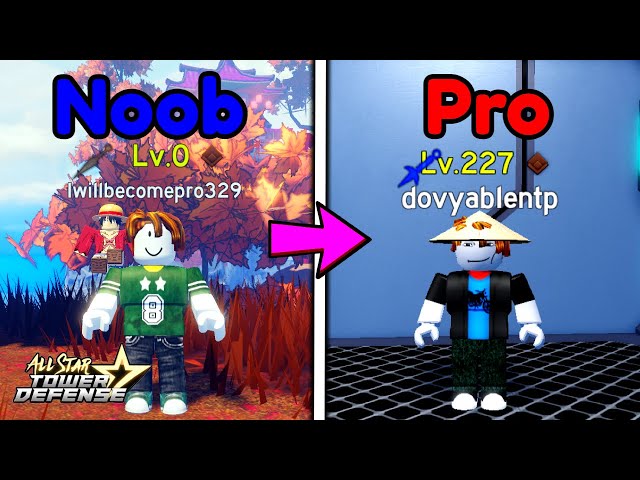 ASTD Noob to Pro Full Movie | All Star Tower Defense Roblox