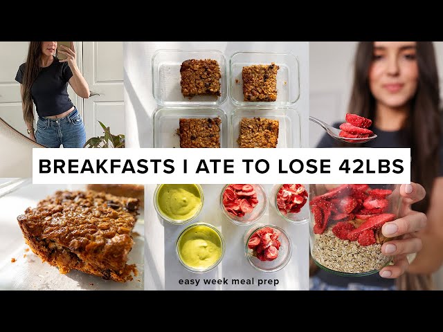 3 high protein breakfasts that helped me lose 42 lbs