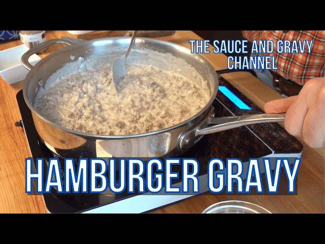 Homemade Hamburger Gravy Recipe | Hamburger and Gravy | Comfort Food | Beef Gravy Recipe | How to