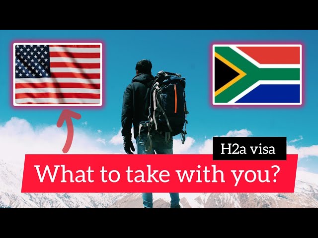 What do you pack when going to work on a farm in America 🇺🇸? #h2avisa #usa #work