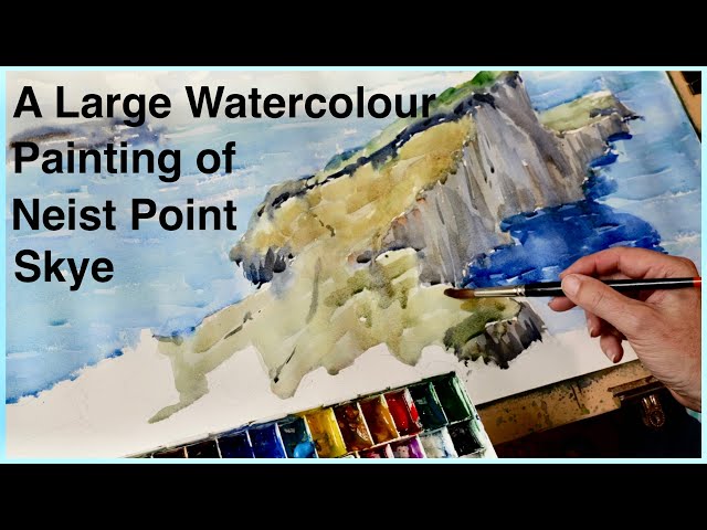 How to Paint a Large Impressionistic Watercolour