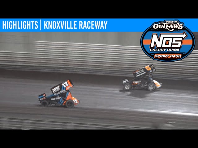 World of Outlaws NOS Energy Drink Sprint Cars at Knoxville Raceway June 12, 2021 | HIGHLIGHTS