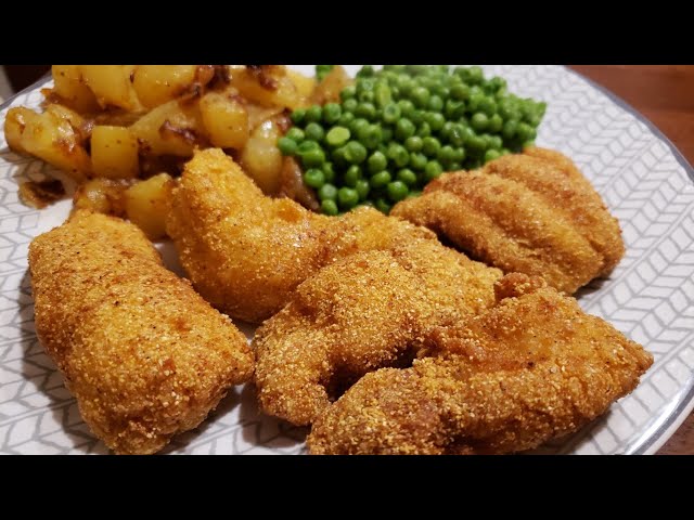 Cajun Catfish Nuggets with 2 Sides (Crispy & Spicy)