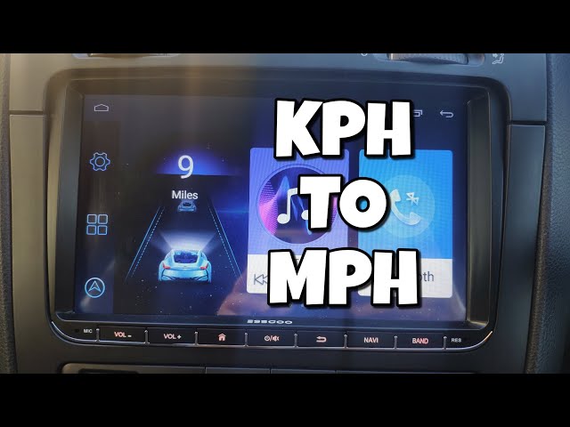 Android headunit - KPH to Miles