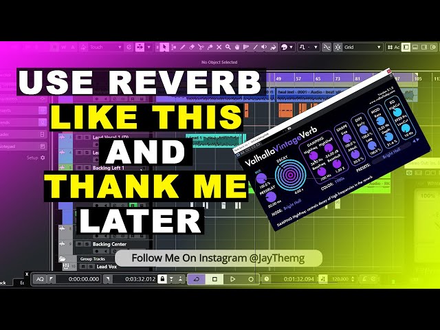 How to add reverb to vocals in Cubase | Mixing Plugins Part 6