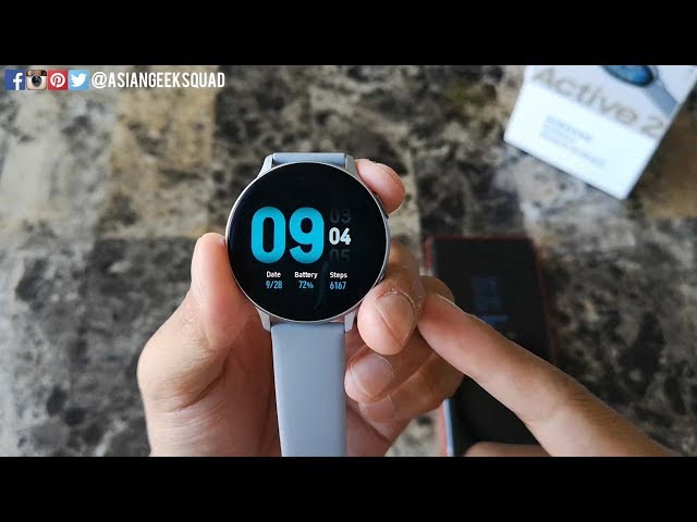 Galaxy Watch Active 2 - Customize (Watch Faces, Apps, Notifications, Widgets)