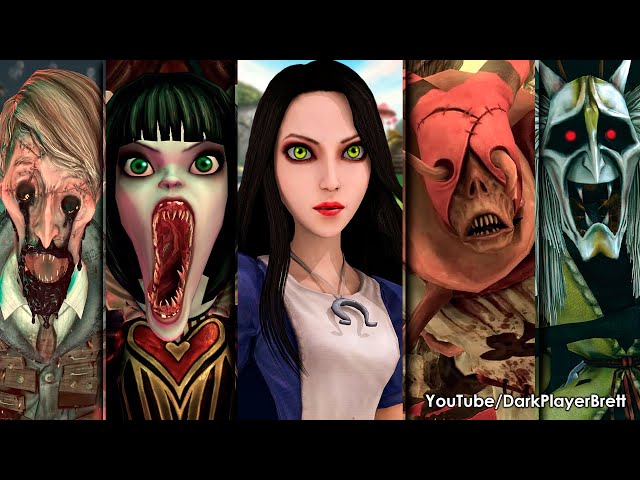 Alice: Madness Returns - All Bosses (With Cutscenes) [4K 60FPS]