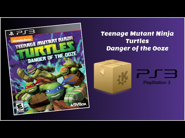 Teenage Mutant Ninja Turtles Danger of the Ooze PKG PS3