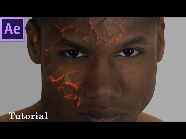 After Effects tutorial - Create cracked face like Jean Grey in X Men Dark Phoenix - 120