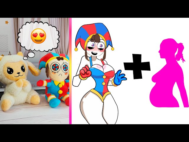 POMNI + PREGNANCY = ??? | Dolly and Pomni React to The Amazing Digital Circus Animations # 105