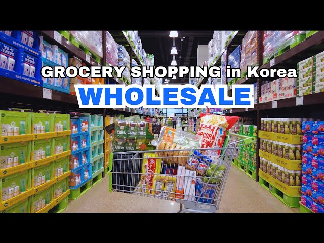 Grocery Shopping in Korea | Wholesale Grocery with Prices | Korean Costco | Shopping in Korea