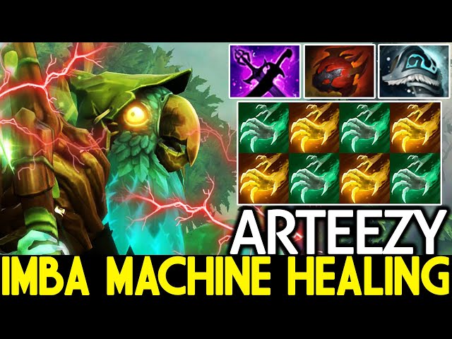 ARTEEZY [Necrophos] Imba Machine Healing Unexpected Carry Pick Dota 2