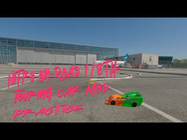 Nitro GT8 1/8th On Road |  Touring Car Mod Practice.