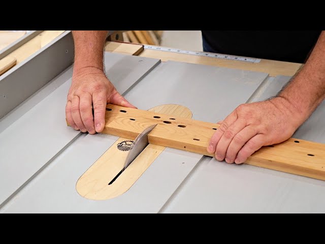 Table Saw Basics - How To Crosscut