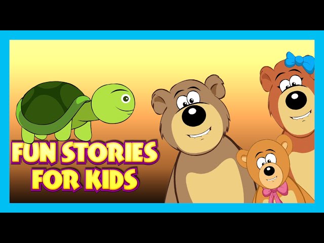 Fun Stories For Kids | Goldilocks & The Three Bears | Little Red Riding Hood | Tortoise & Rabbit