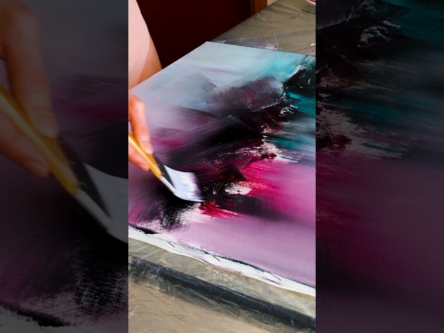 Epic Revival: A Modern "Creation of Adam" #art #painting #abstract #paintingtutorial