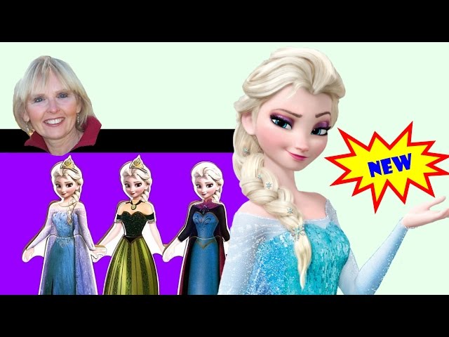♥♥ Elsa's World of Fashion Storybook Frozen Dress up Set