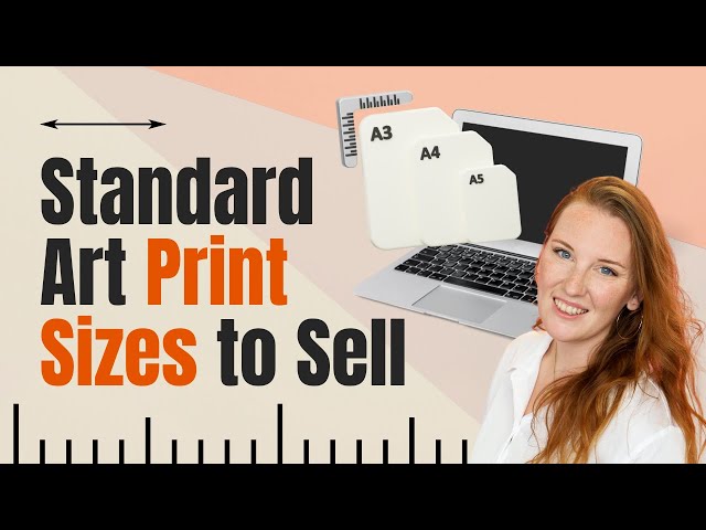 How to Size Printable Wall Art to Sell on Etsy | Standard Art Print Sizes for Digital Downloads
