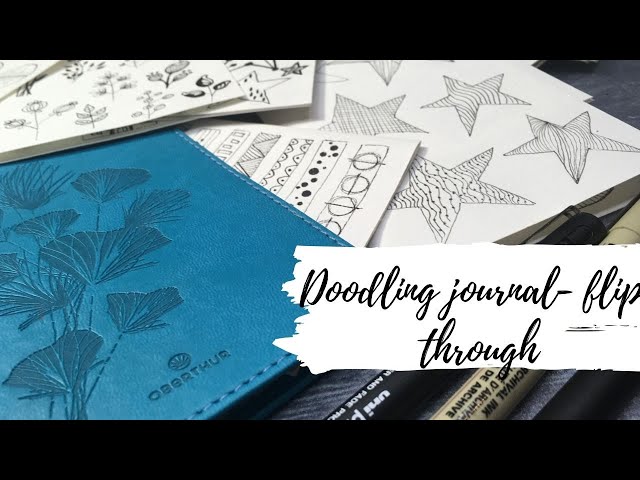 Learning to doodle- journal flip through