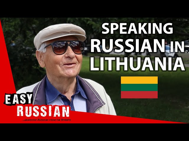 How Do People in Lithuania Feel About Speaking Russian | Easy Russian 54
