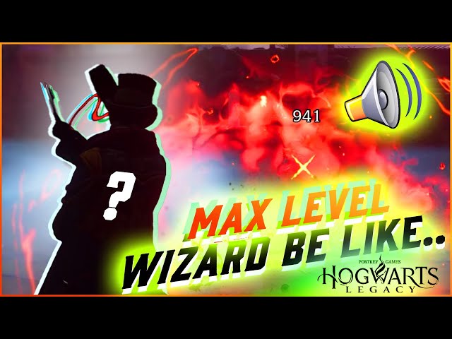 Max Level Wizard in Hogwarts Legacy be like..