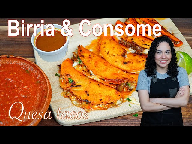 The Most Tender BIRRIA with CONSOME | BIRRIA QUESA TACOS