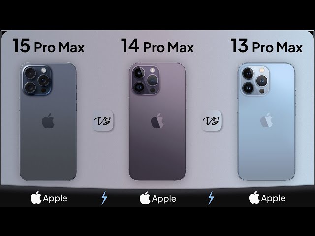 iPhone 15 Pro Max vs iPhone 14 Pro Max vs iPhone 13 Pro Max | Mobile Nerd