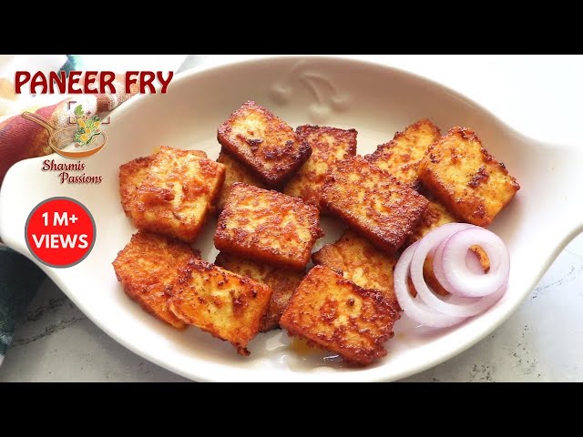 Paneer Fry Recipe | Easy Paneer Fry Recipe