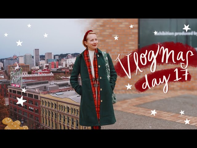 Christmas Lights Show, Bookstore & Wonka the Movie (a day out in Portland) ❤️🎄✨| VLOGMAS DAY 17