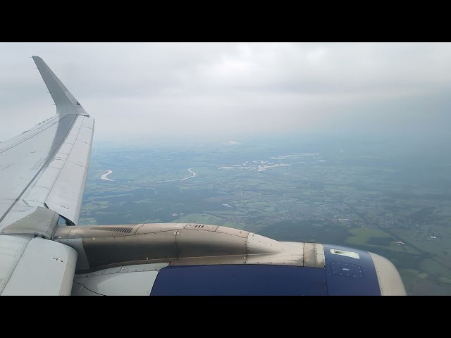 Stormy Hannover Approach and Landing British Airways Airbus A320 #airbus #britishairways