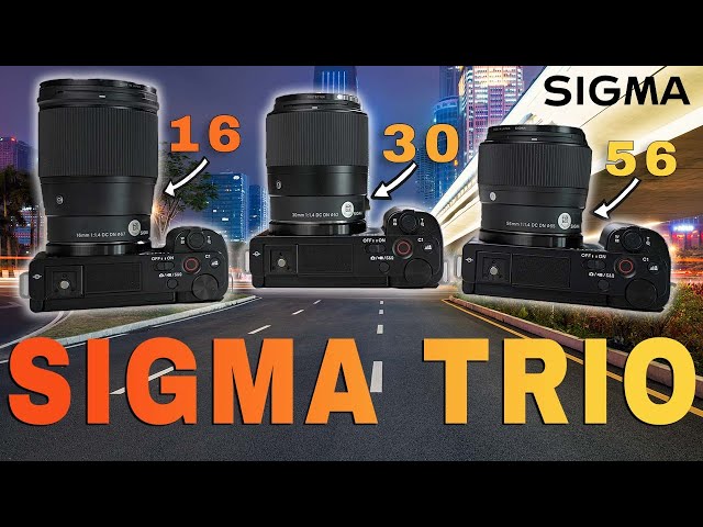 Sigma Trio & ZV-E10 Comparison | Sharpest APS-C lenses?