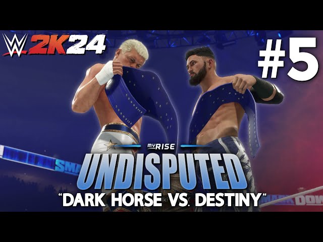WWE 2K24 - MyRise "UNDISPUTED"  Part 5 (No Commentary)