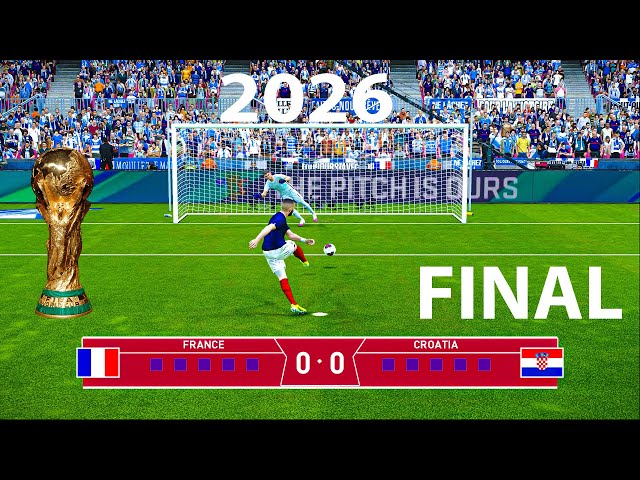 France V Croatia  | FINAL - FIFA World Cup 2026 Mexico | eFootball Pes Gameplay