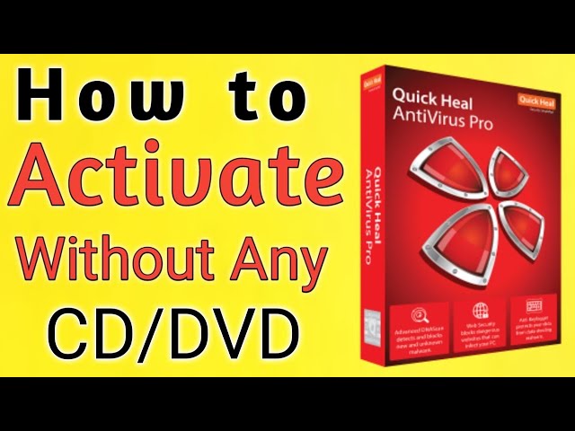 Quick Heal Anti Virus Pro Activate without any CD/DVD ¦How to Install Quick heal Anti Virus in Hindi