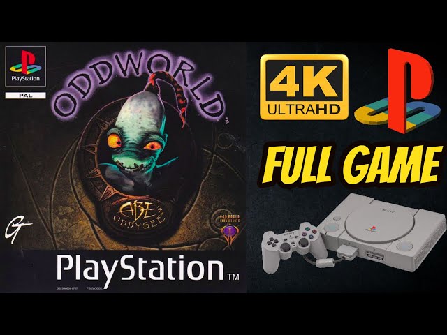 Oddworld: Abe's Oddysee | PS1 | 4K60ᶠᵖˢ UHD🔴| 100% Longplay Walkthrough Playthrough Full Movie Game